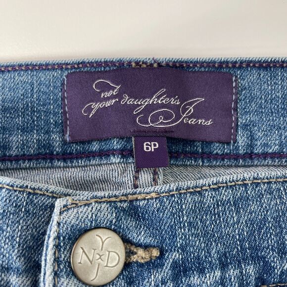 Vintage Not Your Daughters Jeans Y2K Jeans NYDJ Sz 6P Jeans VTG Jeans Y2K USA 6 - Picture 4 of 9